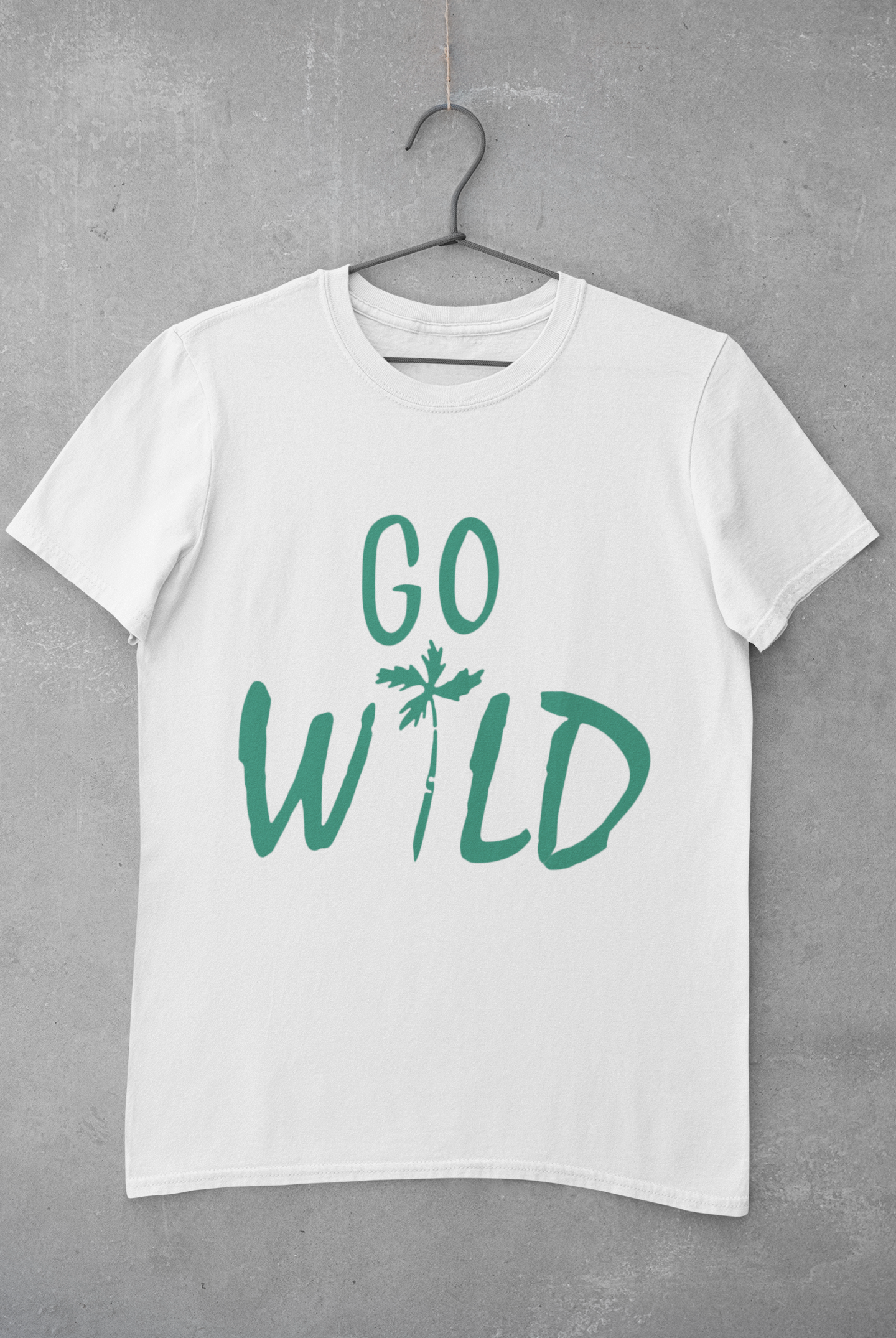 Go Wild Women Half Sleeves T-shirt- FunkyTeesClub