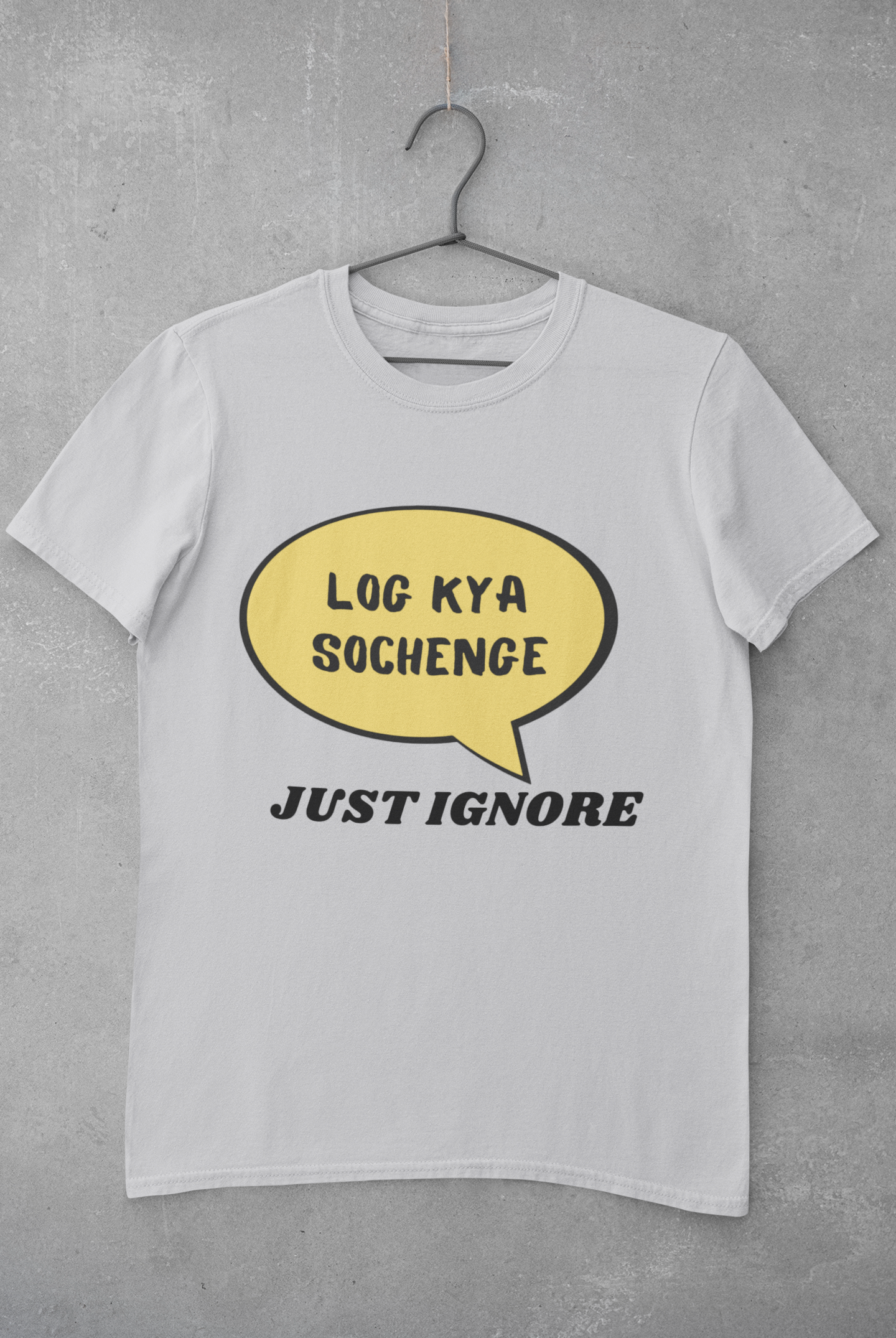 Log Kya Sochenge Mens Half Sleeves T-shirt- FunkyTeesClub