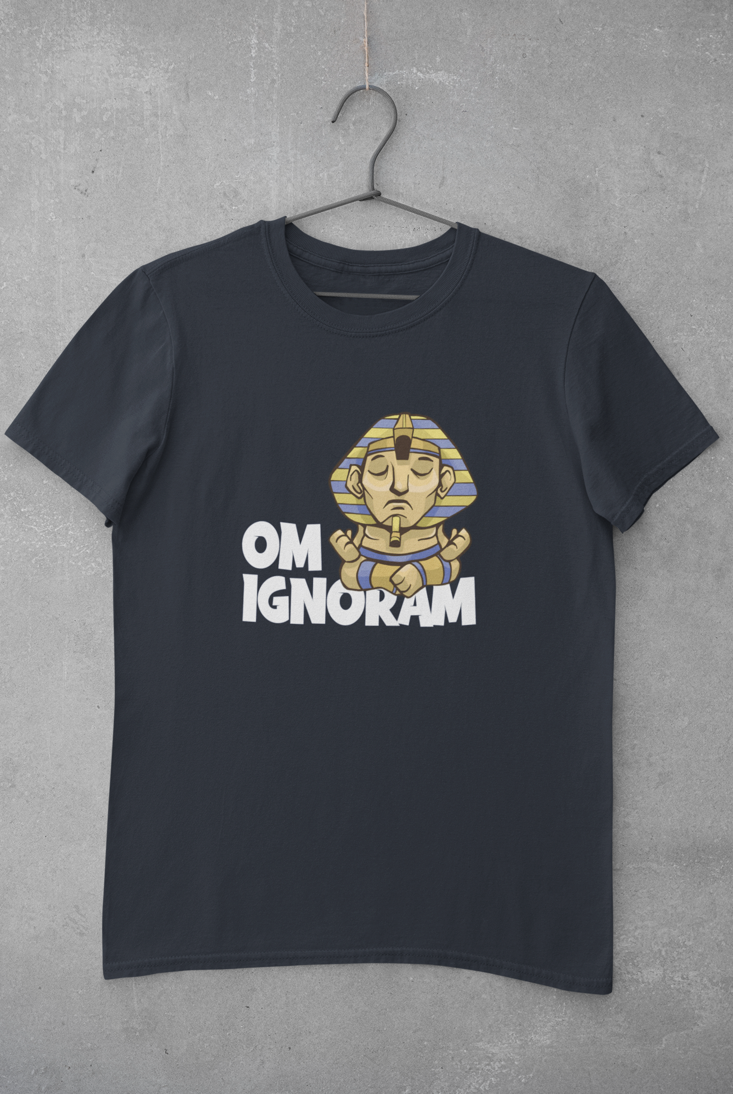 Om Ignoram Mens Half Sleeves T-shirt- FunkyTeesClub