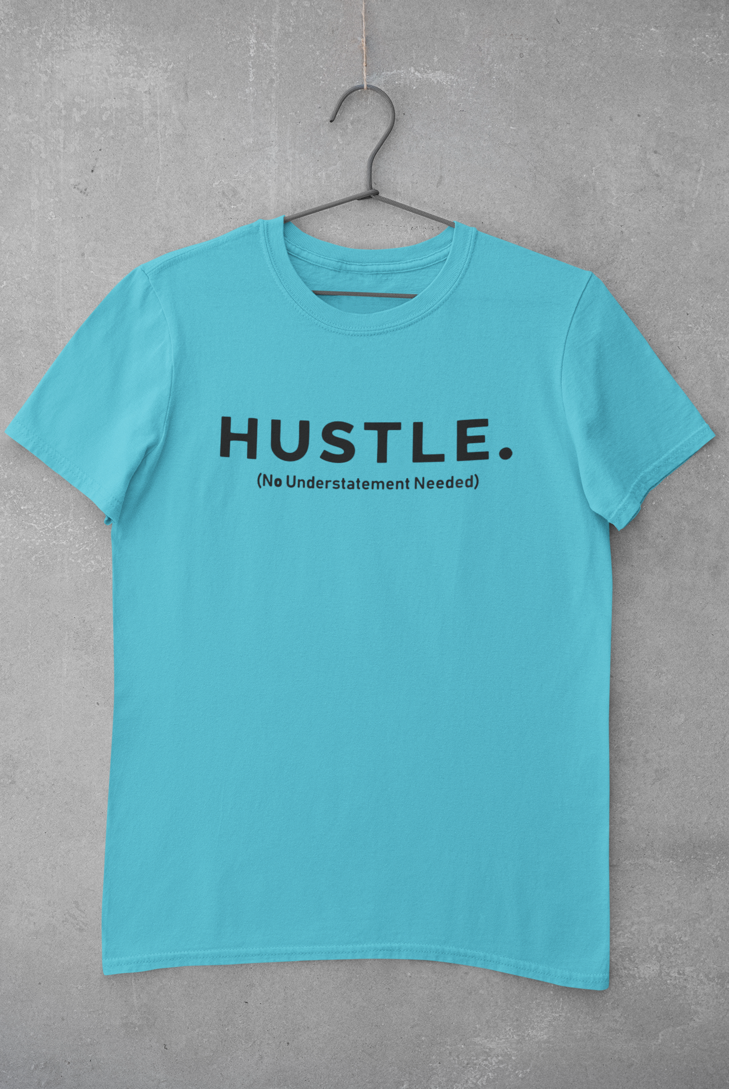 Hustle Mens Half Sleeves T-shirt- FunkyTeesClub