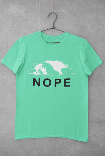 Nope Women Half Sleeves T-shirt- FunkyTeesClub