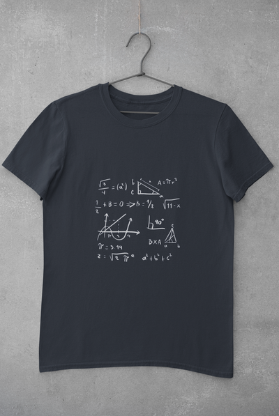 Math Formula Women Half Sleeves T-shirt- FunkyTeesClub
