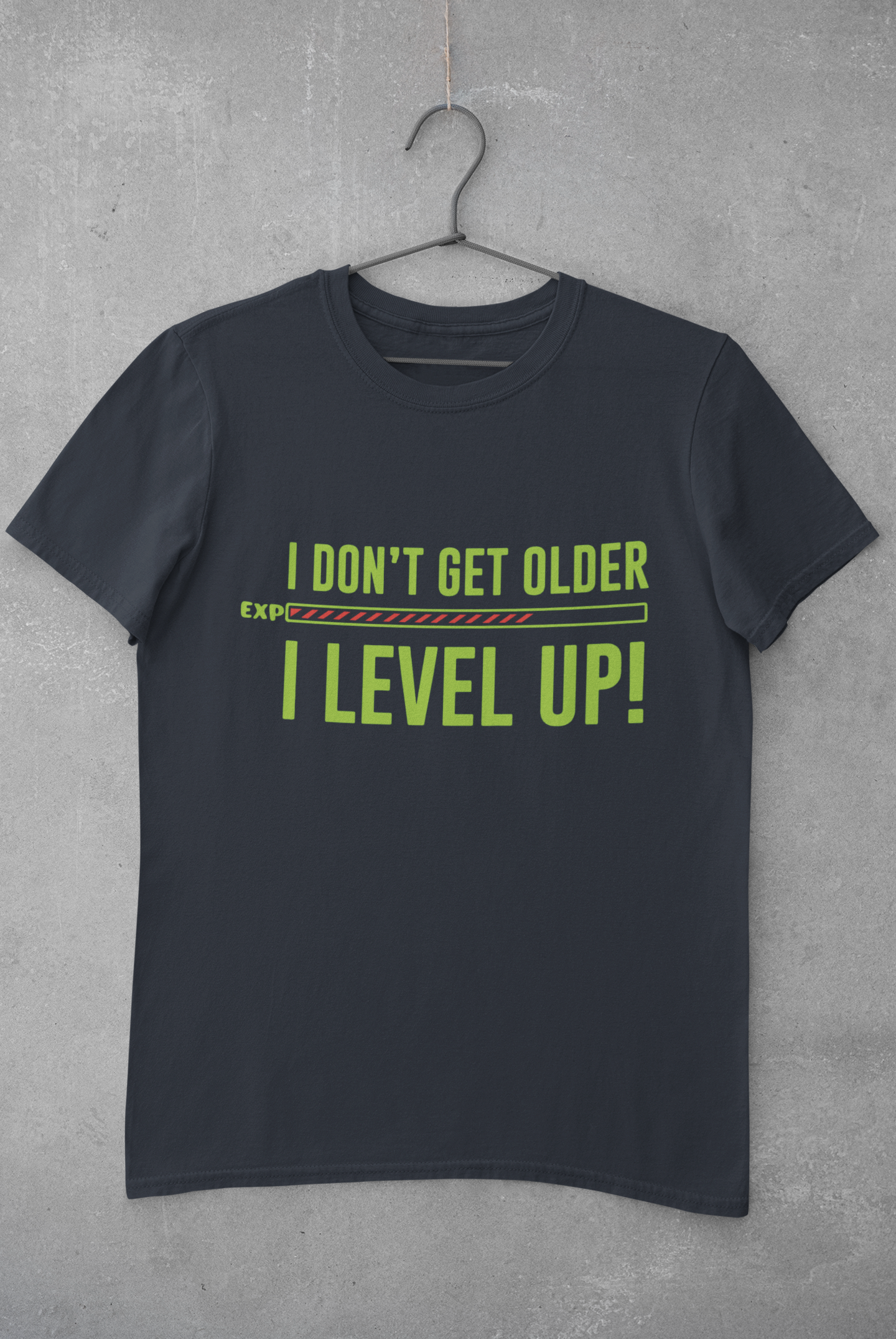 I Level Up Mens Half Sleeves T-shirt- FunkyTeesClub