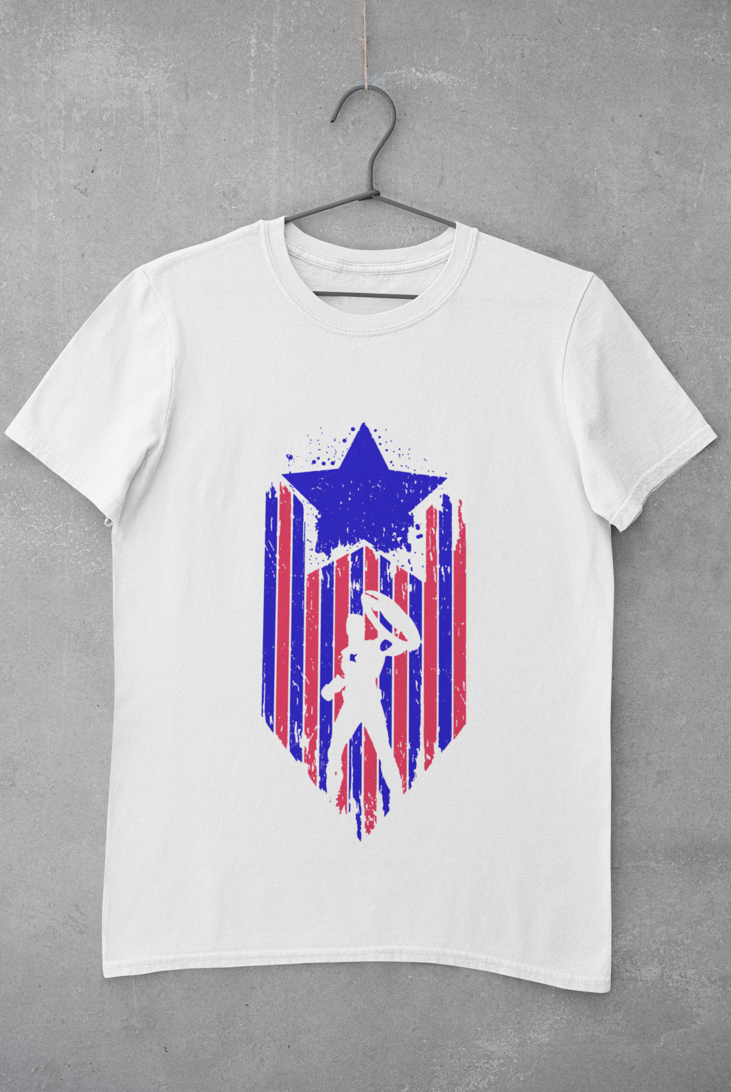 Captain America Web Series Mens Half Sleeves T-shirt- FunkyTeesClub