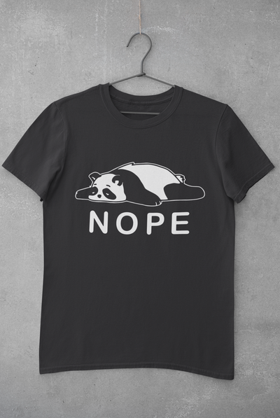 Nope Women Half Sleeves T-shirt- FunkyTeesClub