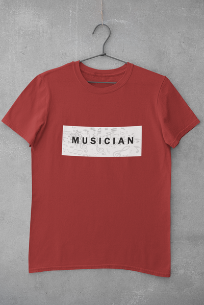 Musician Women Half Sleeves T-shirt- FunkyTeesClub