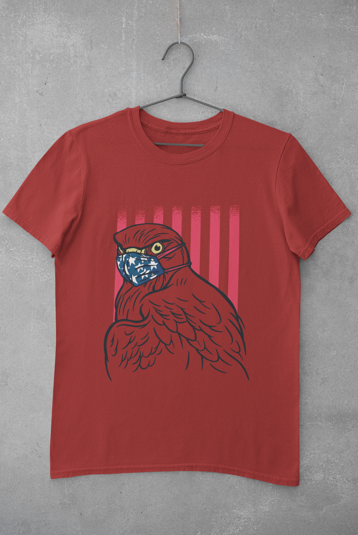 Eagle Mens Half Sleeves T-shirt- FunkyTeesClub