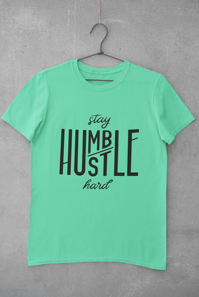Stay Humble Women Half Sleeves T-shirt- FunkyTeesClub
