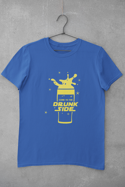 Drunk Women Half Sleeves T-shirt- FunkyTeesClub