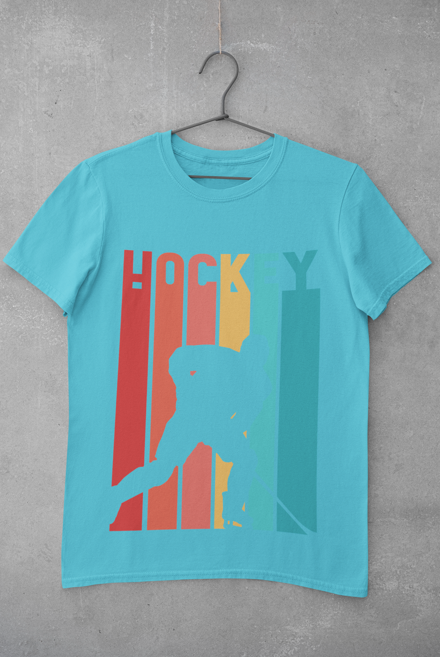 Hockey Mens Half Sleeves T-shirt- FunkyTeesClub