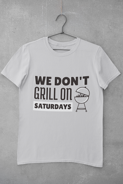 Grill Quote Mens Half Sleeves T-shirt- FunkyTeesClub