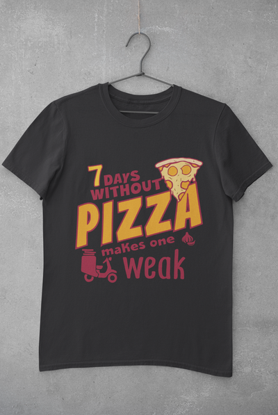 Pizza Mens Half Sleeves T-shirt- FunkyTeesClub