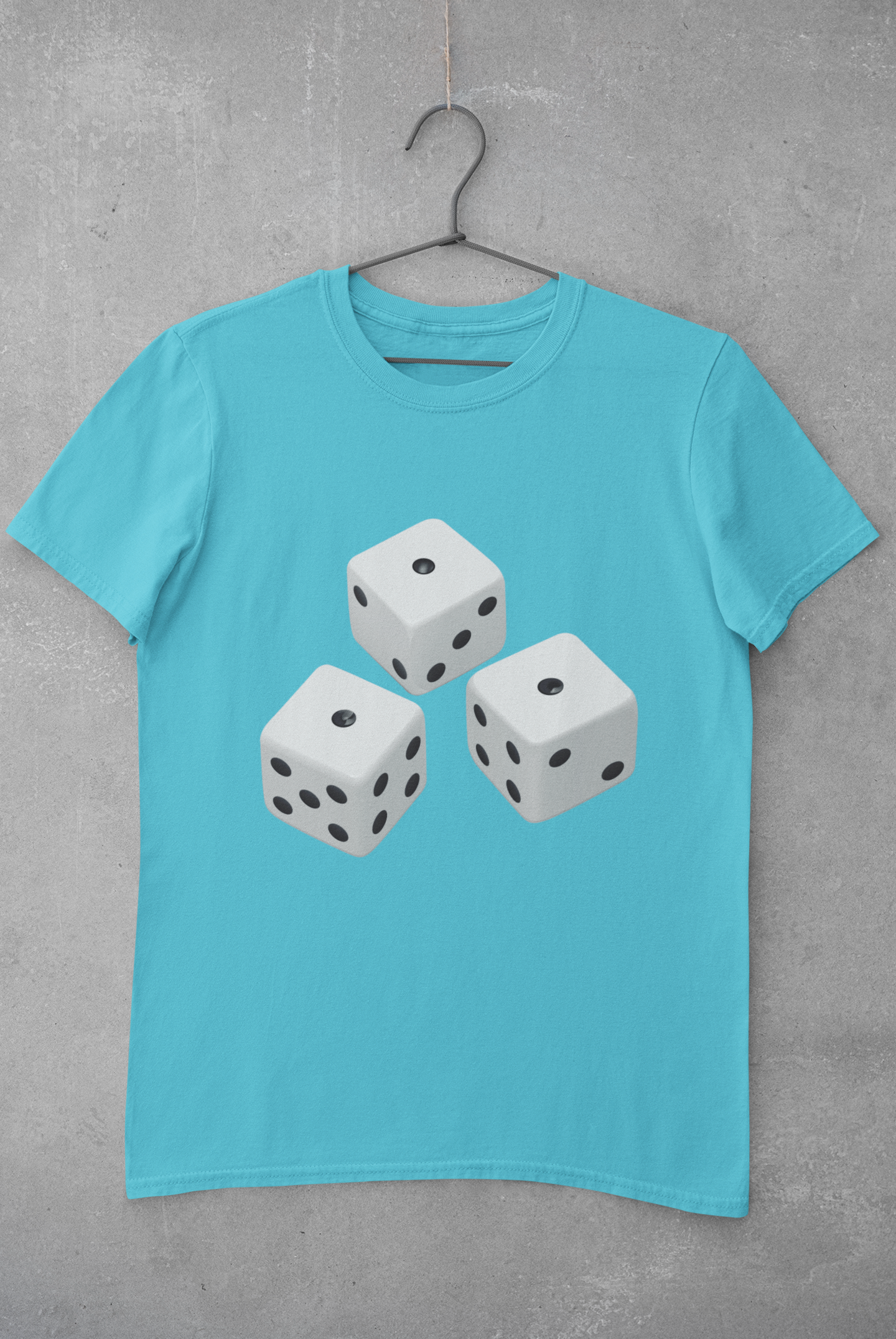 Dice Mens Half Sleeves T-shirt- FunkyTeesClub