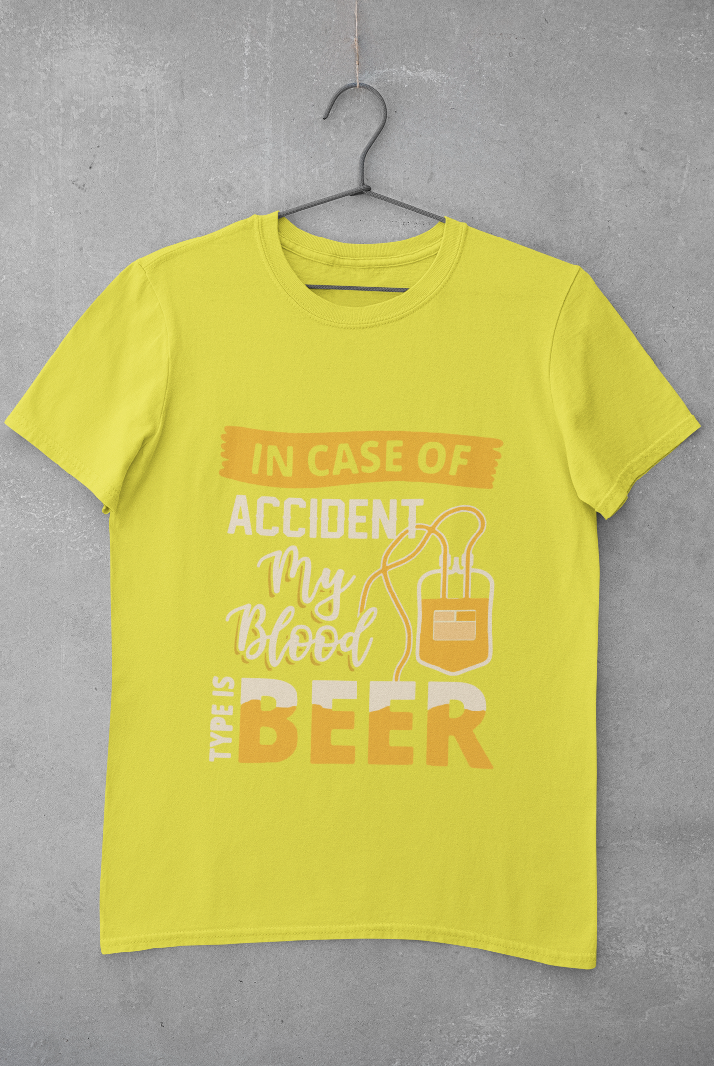 My Blood Type Is Beer Women Half Sleeves T-shirt- FunkyTeesClub