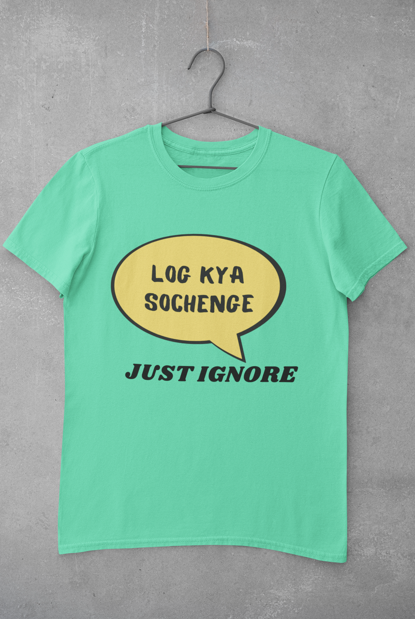 Log Kya Sochenge Women Half Sleeves T-shirt- FunkyTeesClub