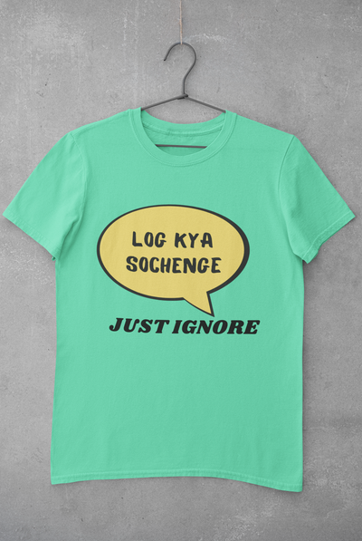 Log Kya Sochenge Women Half Sleeves T-shirt- FunkyTeesClub