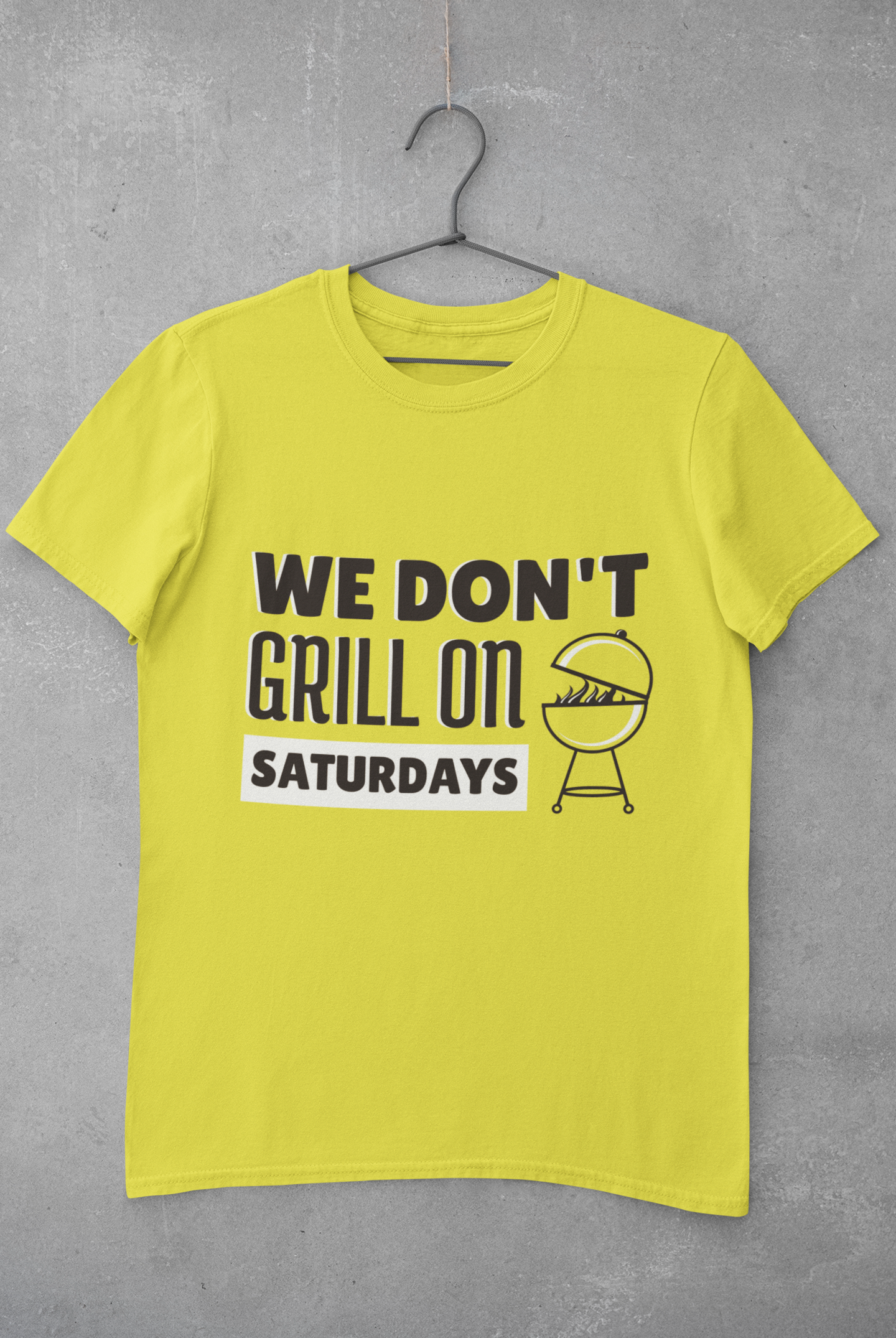Grill Quote Mens Half Sleeves T-shirt- FunkyTeesClub