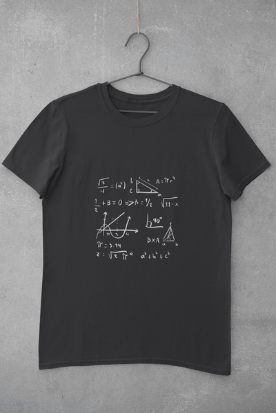 Math Formula Women Half Sleeves T-shirt- FunkyTeesClub