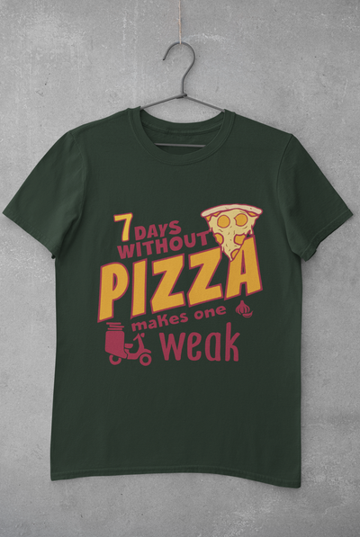 Pizza Mens Half Sleeves T-shirt- FunkyTeesClub