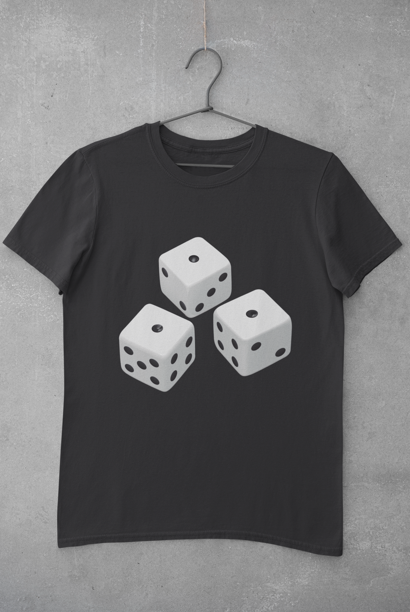 Dice Mens Half Sleeves T-shirt- FunkyTeesClub