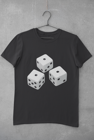 Dice Mens Half Sleeves T-shirt- FunkyTeesClub