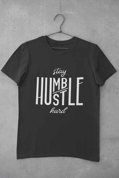 Stay Humble Women Half Sleeves T-shirt- FunkyTeesClub