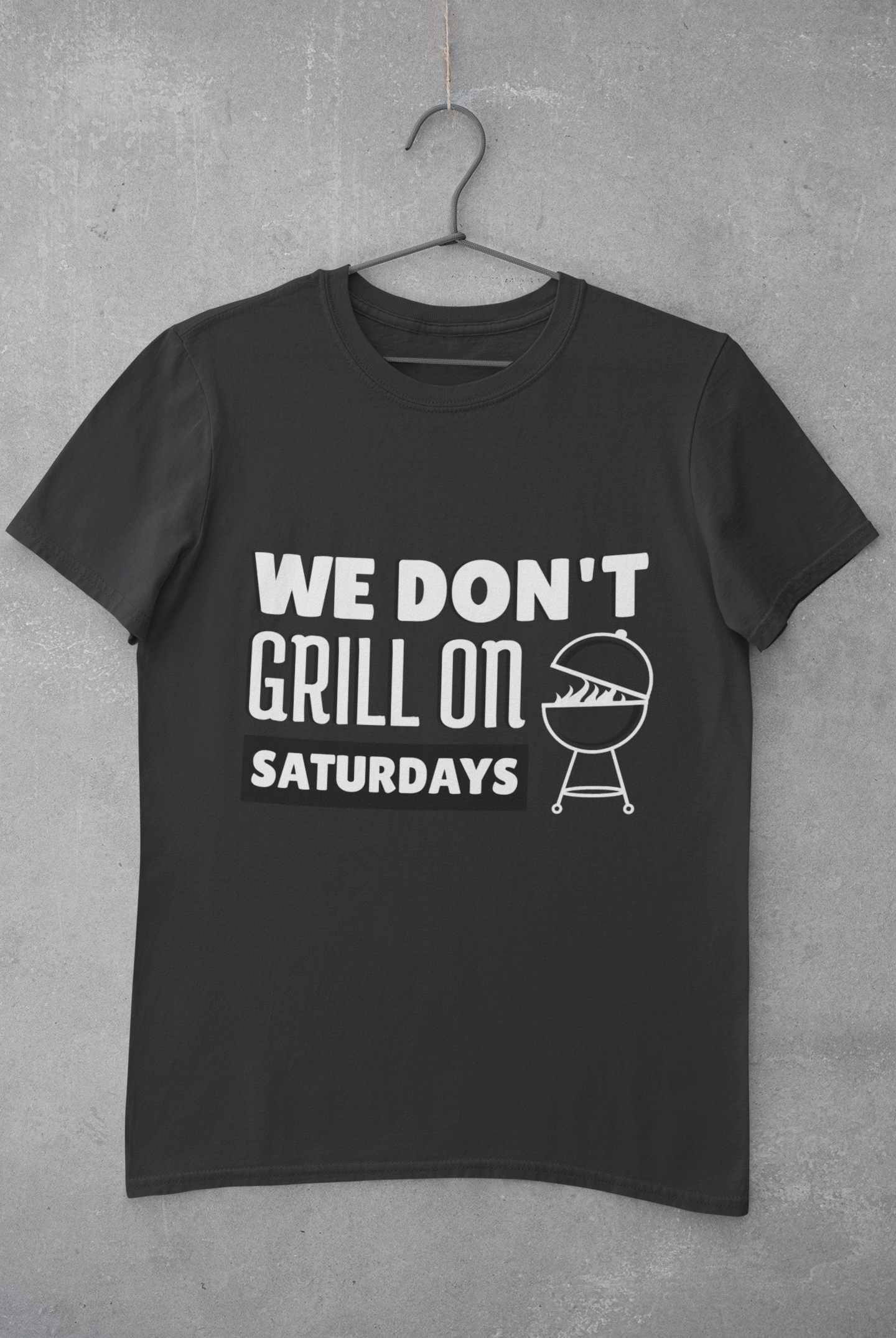 Grill Quote Mens Half Sleeves T-shirt- FunkyTeesClub