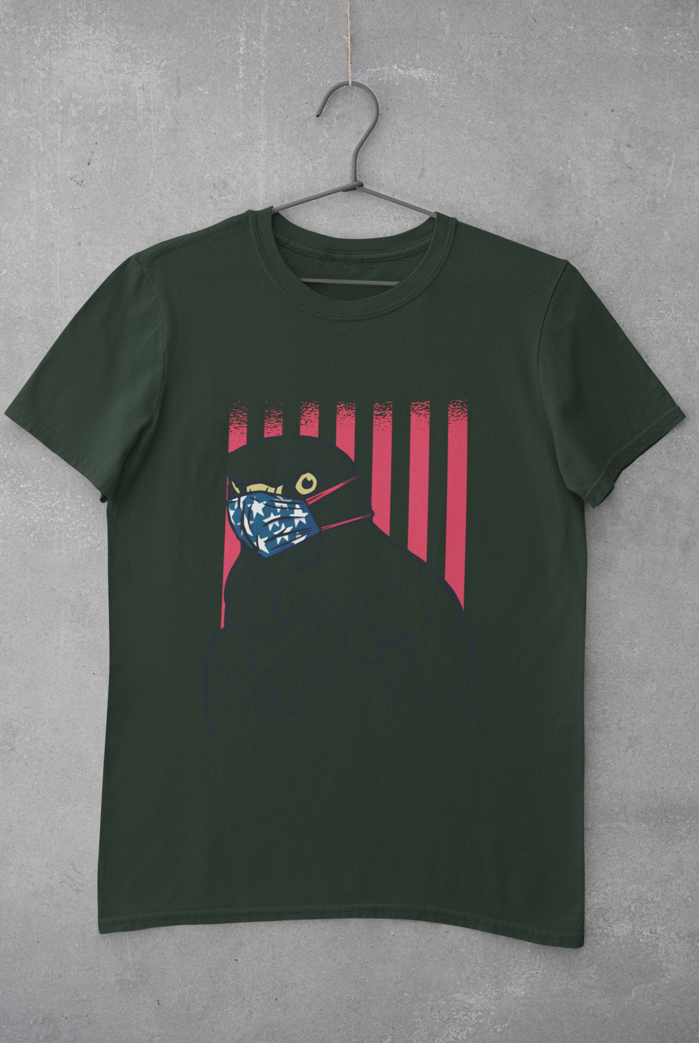 Eagle Mens Half Sleeves T-shirt- FunkyTeesClub