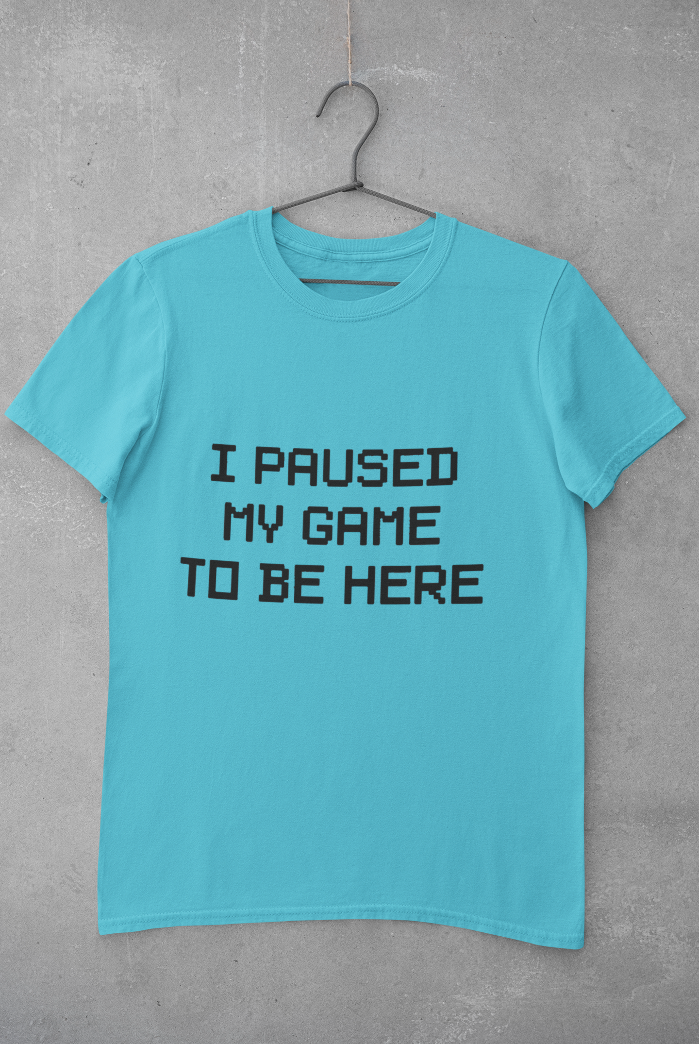 I paused my game to be here Women Half Sleeves T-shirt- FunkyTeesClub