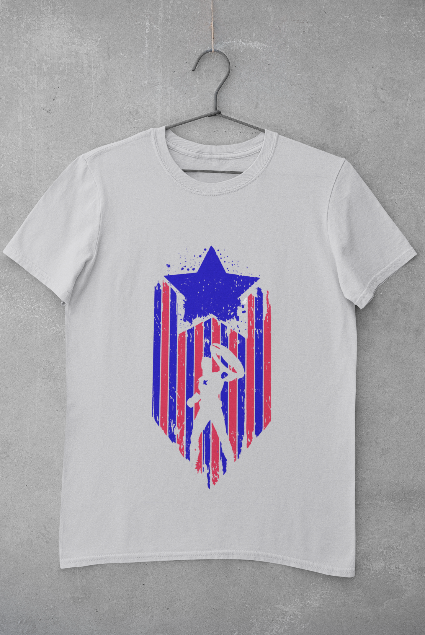 Captain America Web Series Mens Half Sleeves T-shirt- FunkyTeesClub