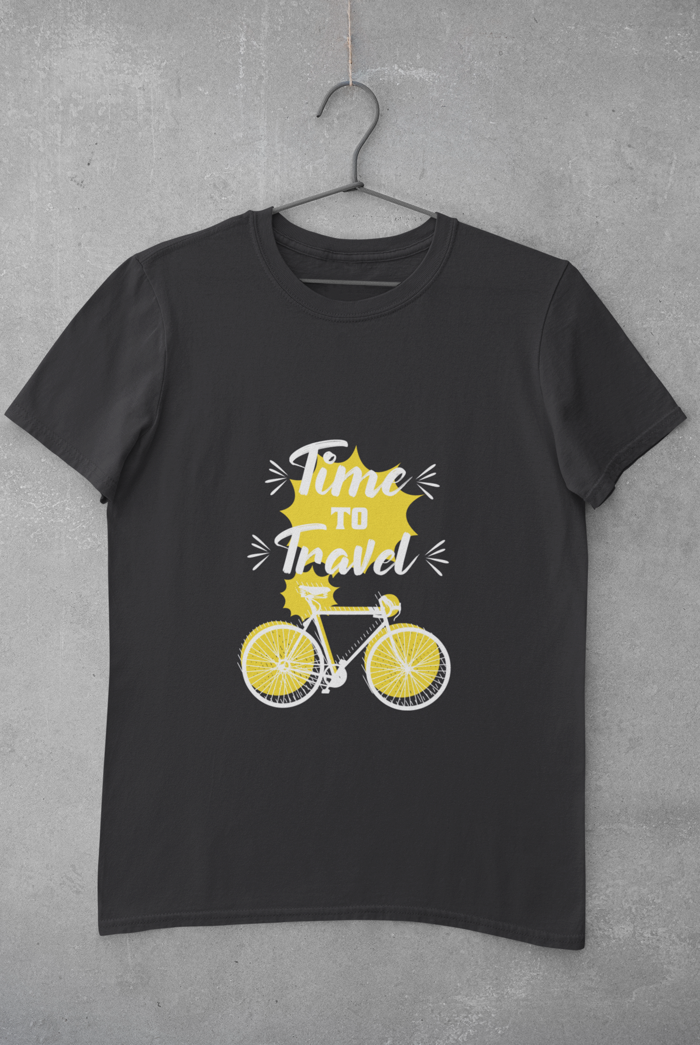 Time To Travel Women Half Sleeves T-shirt- FunkyTeesClub