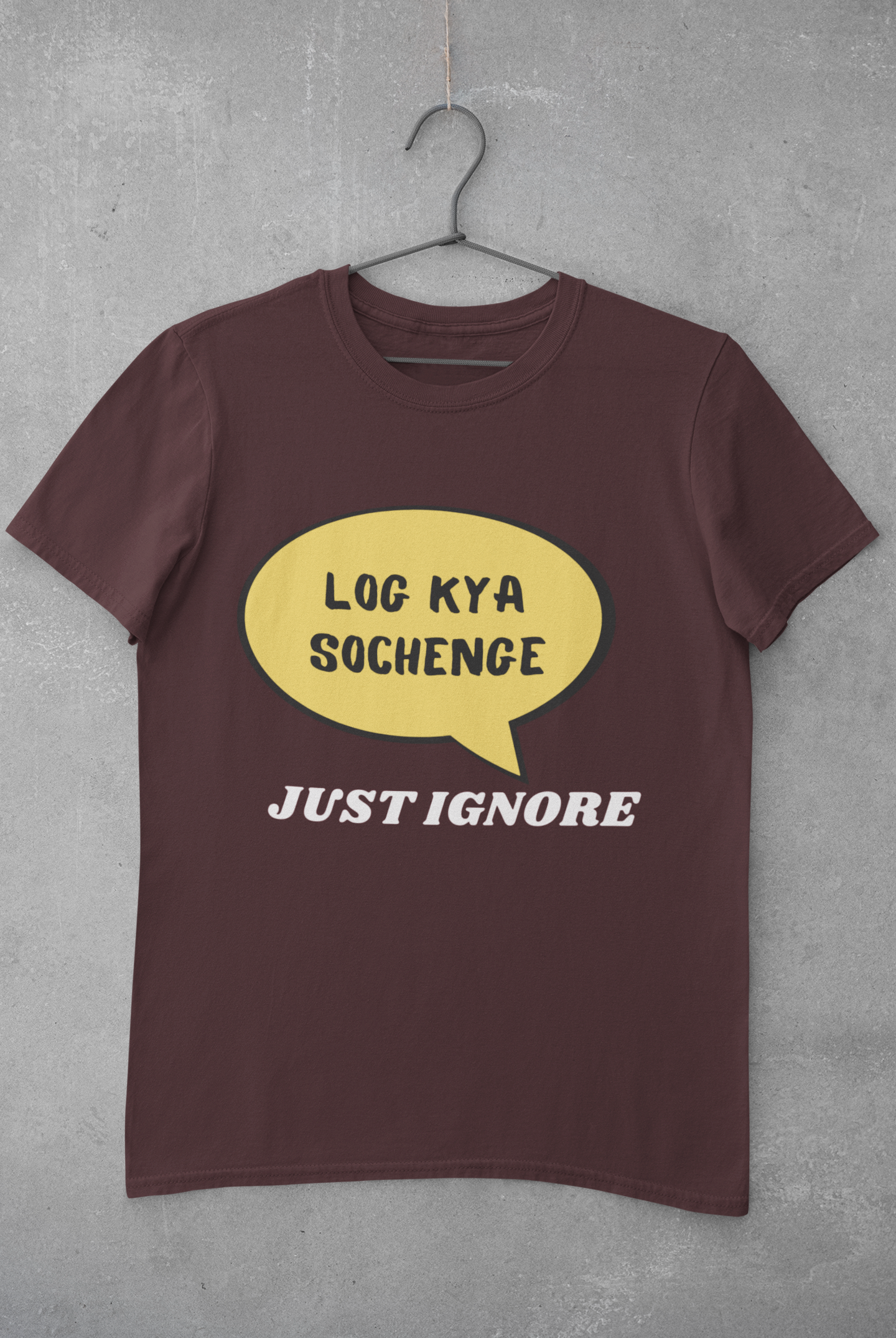 Log Kya Sochenge Mens Half Sleeves T-shirt- FunkyTeesClub