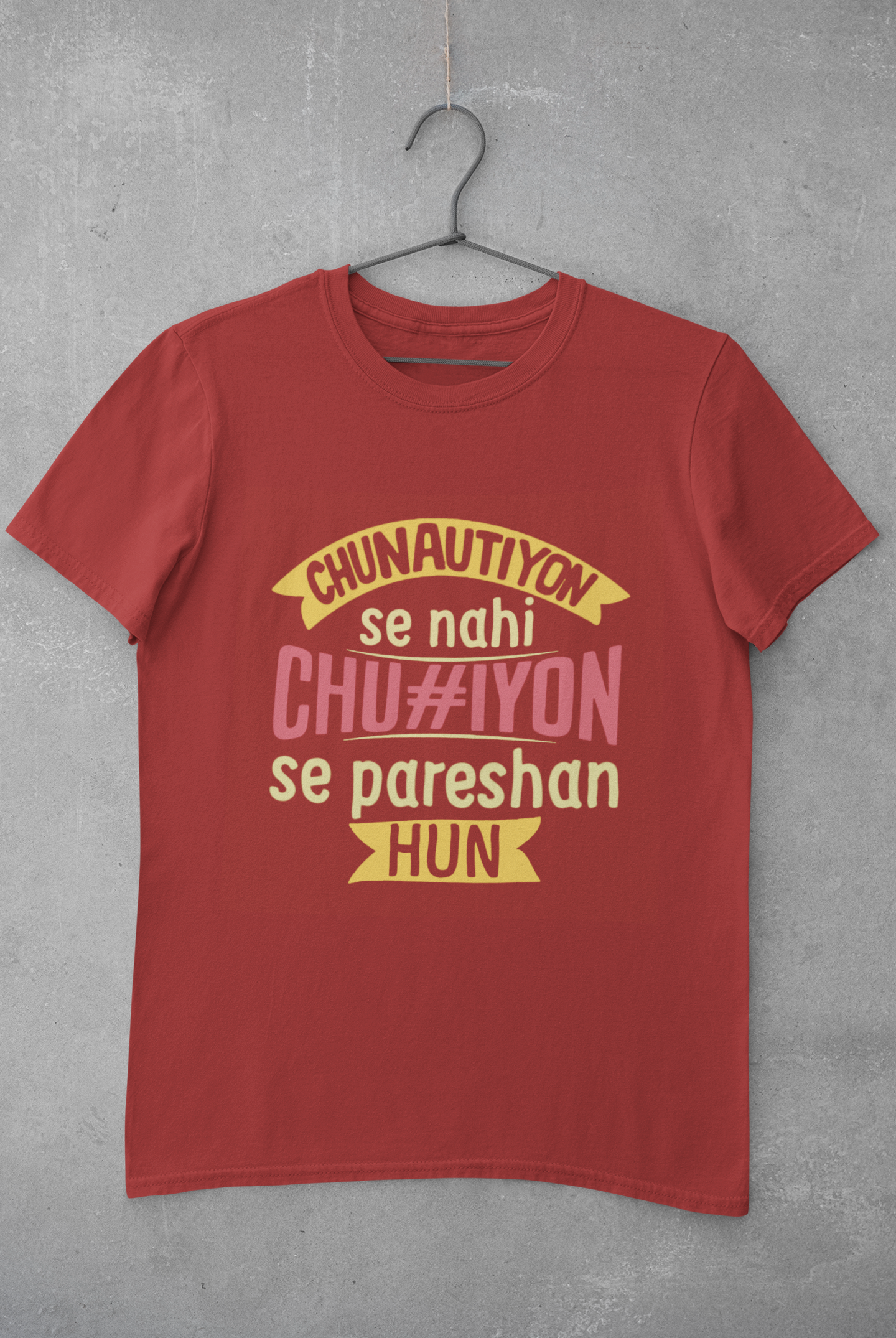 Chunautiyon Mens Half Sleeves T-shirt- FunkyTeesClub
