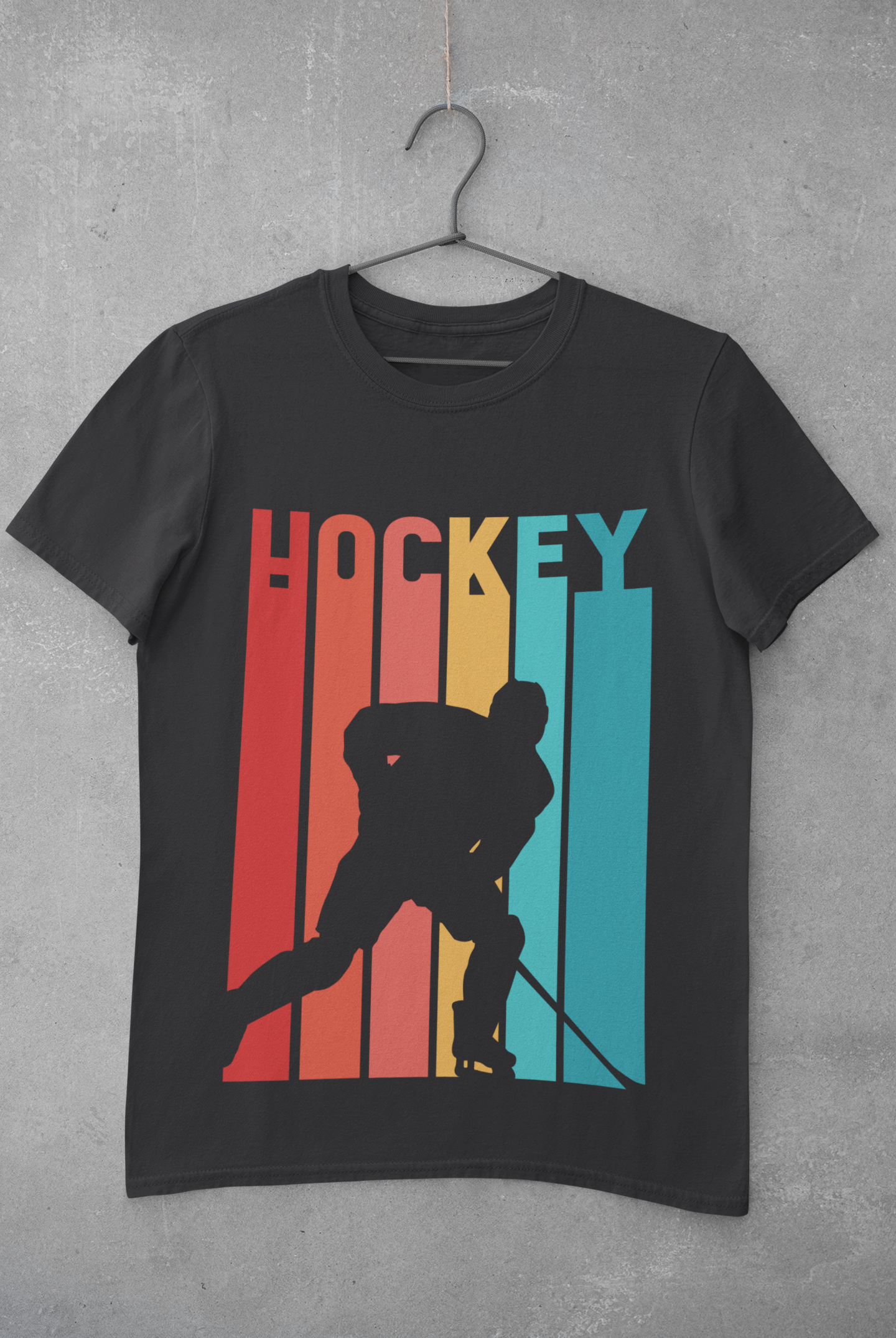 Hockey Mens Half Sleeves T-shirt- FunkyTeesClub