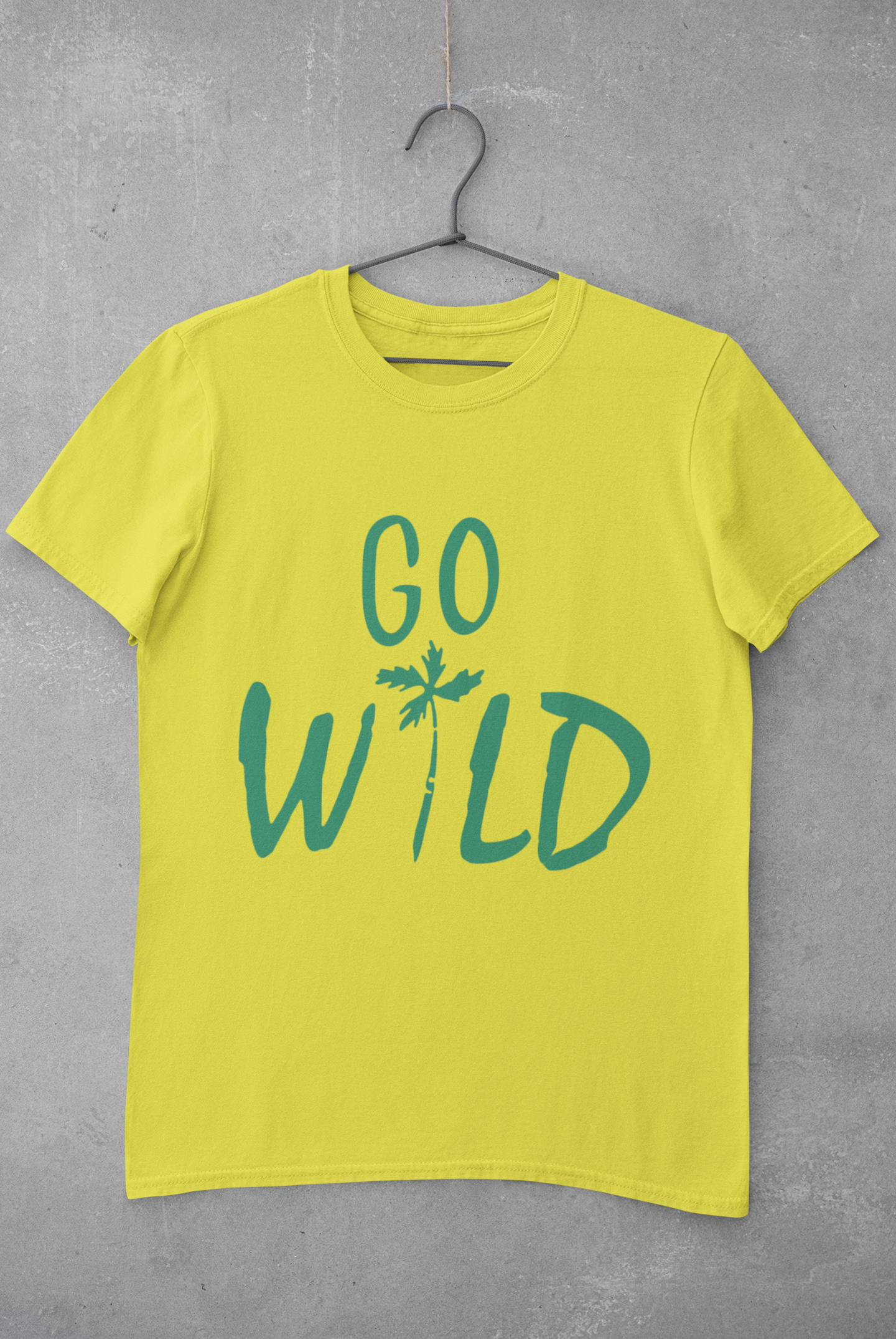Go Wild Mens Half Sleeves T-shirt- FunkyTeesClub