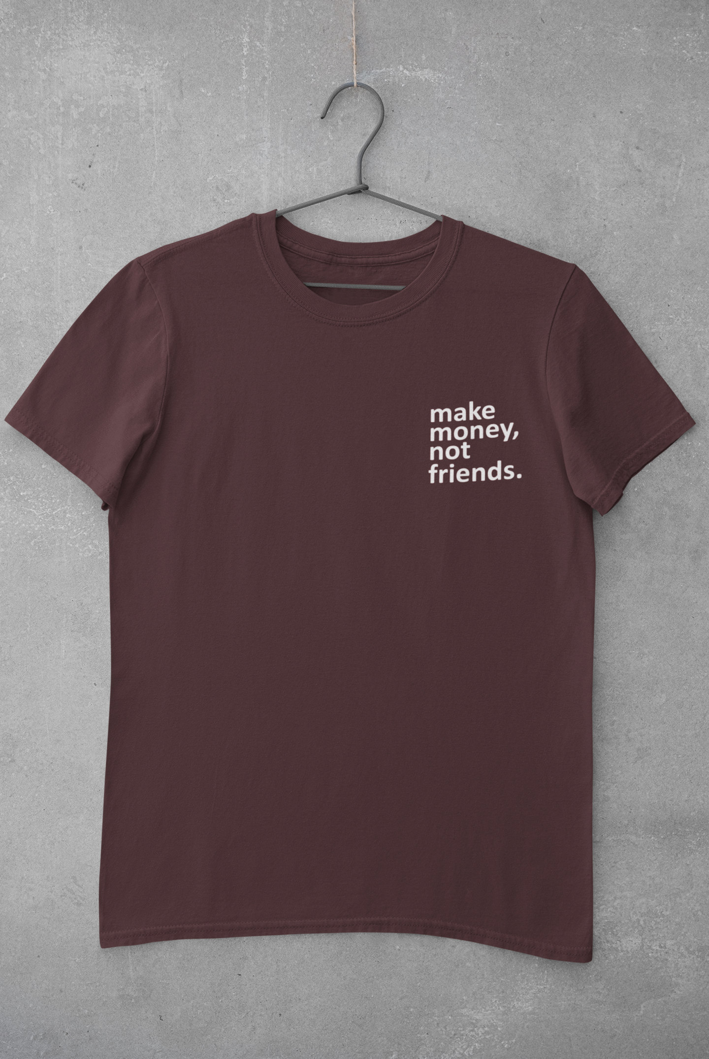 Make Money Not Friends Teenpreneur Mens Half Sleeves T-shirt- FunkyTeesClub