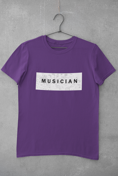 Musician Mens Half Sleeves T-shirt- FunkyTeesClub