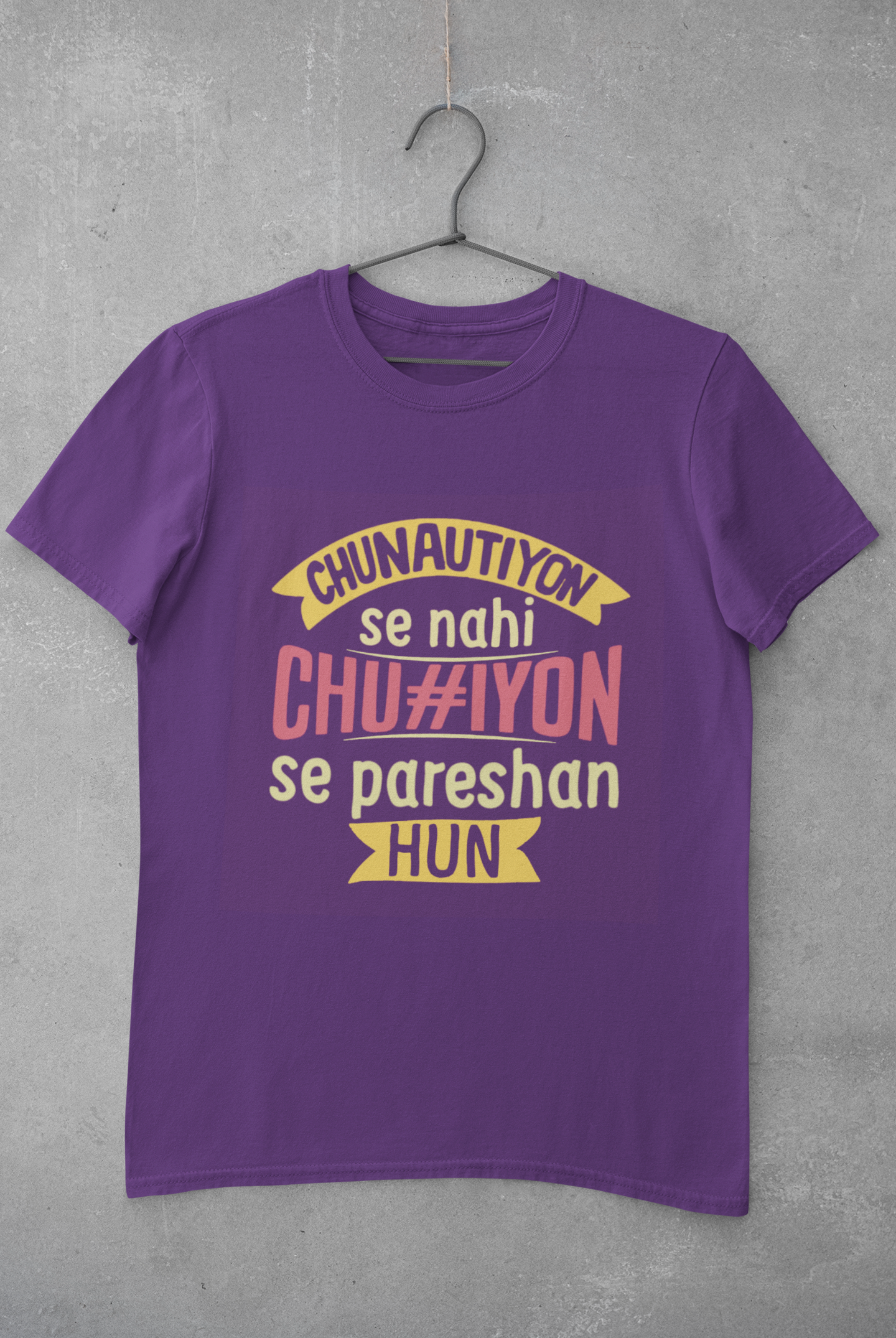 Chunautiyon Mens Half Sleeves T-shirt- FunkyTeesClub