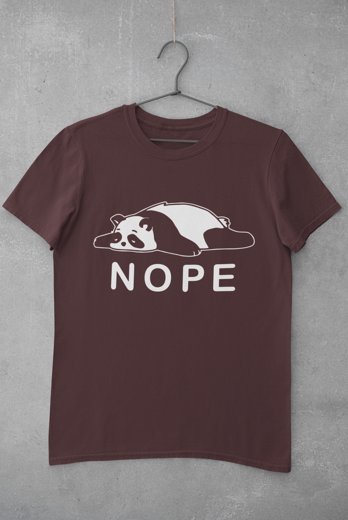 Nope Mens Half Sleeves T-shirt- FunkyTeesClub