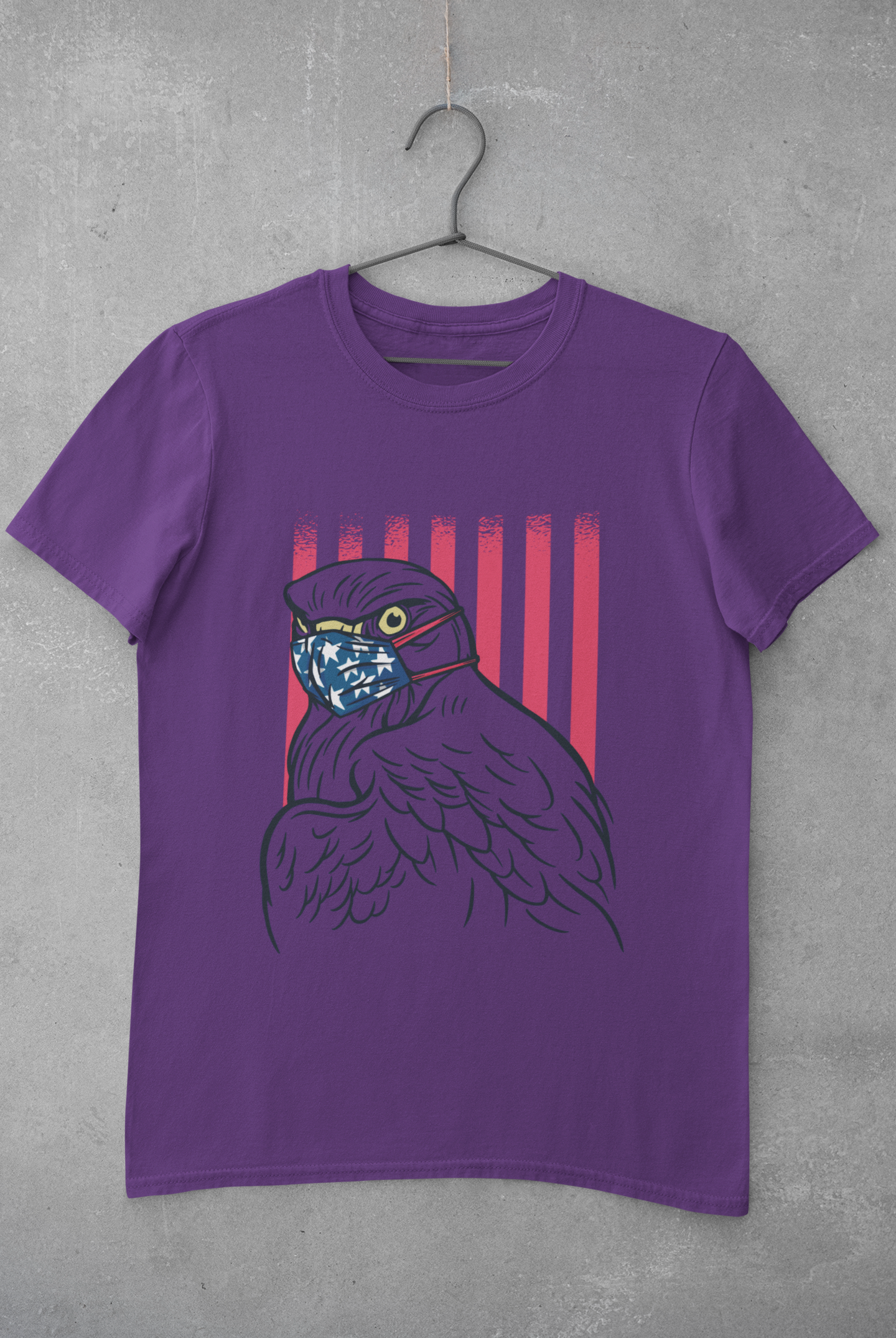 Eagle Women Half Sleeves T-shirt- FunkyTeesClub