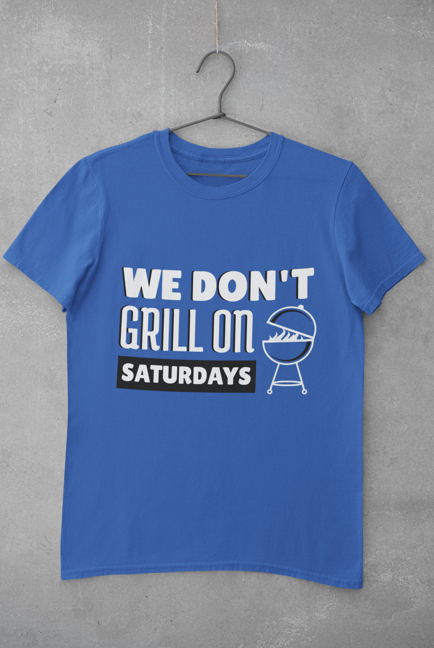 Grill Quote Mens Half Sleeves T-shirt- FunkyTeesClub