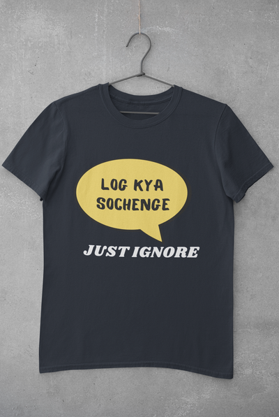 Log Kya Sochenge Women Half Sleeves T-shirt- FunkyTeesClub