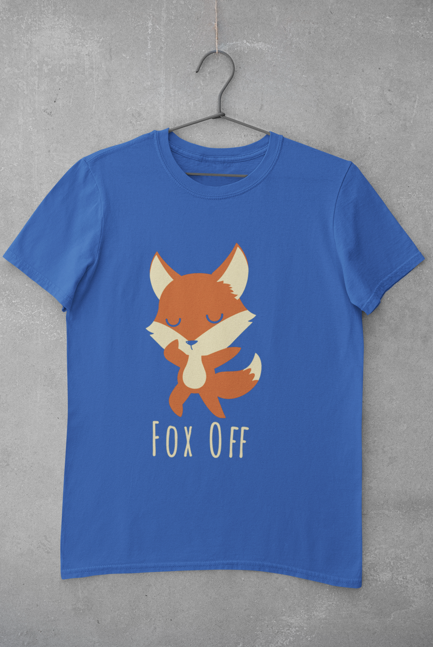 Fox Off Women Half Sleeves T-shirt- FunkyTeesClub