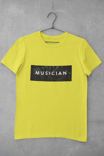 Musician Women Half Sleeves T-shirt- FunkyTeesClub