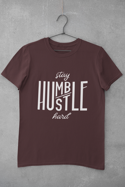 Stay Humble Mens Half Sleeves T-shirt- FunkyTeesClub