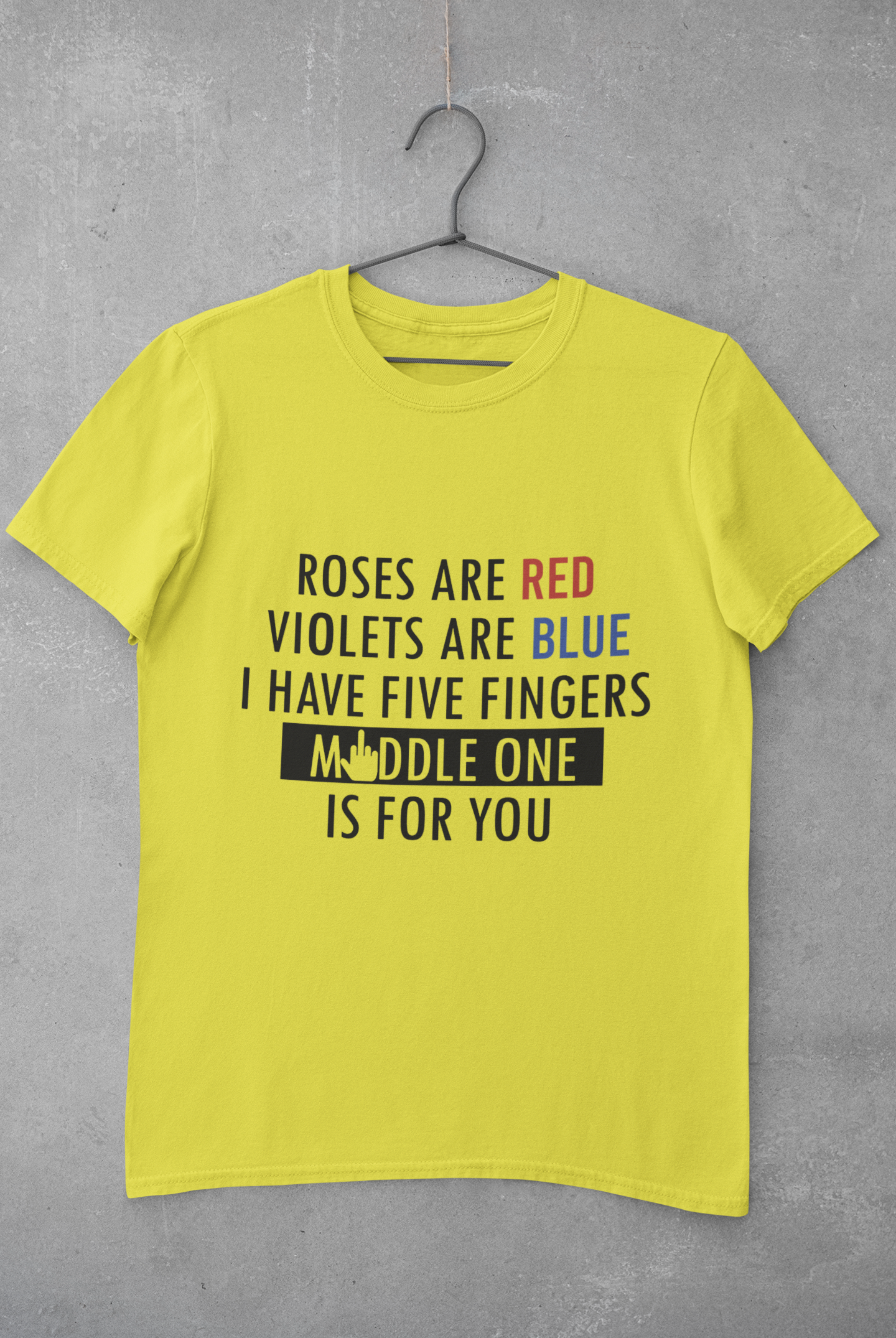 Middle One Women Half Sleeves T-shirt- FunkyTeesClub