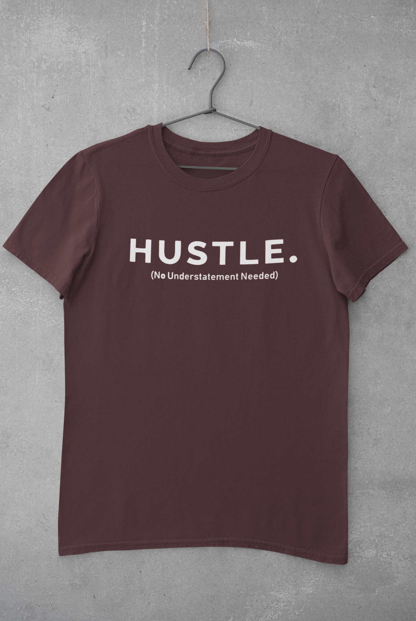 Hustle Women Half Sleeves T-shirt- FunkyTeesClub