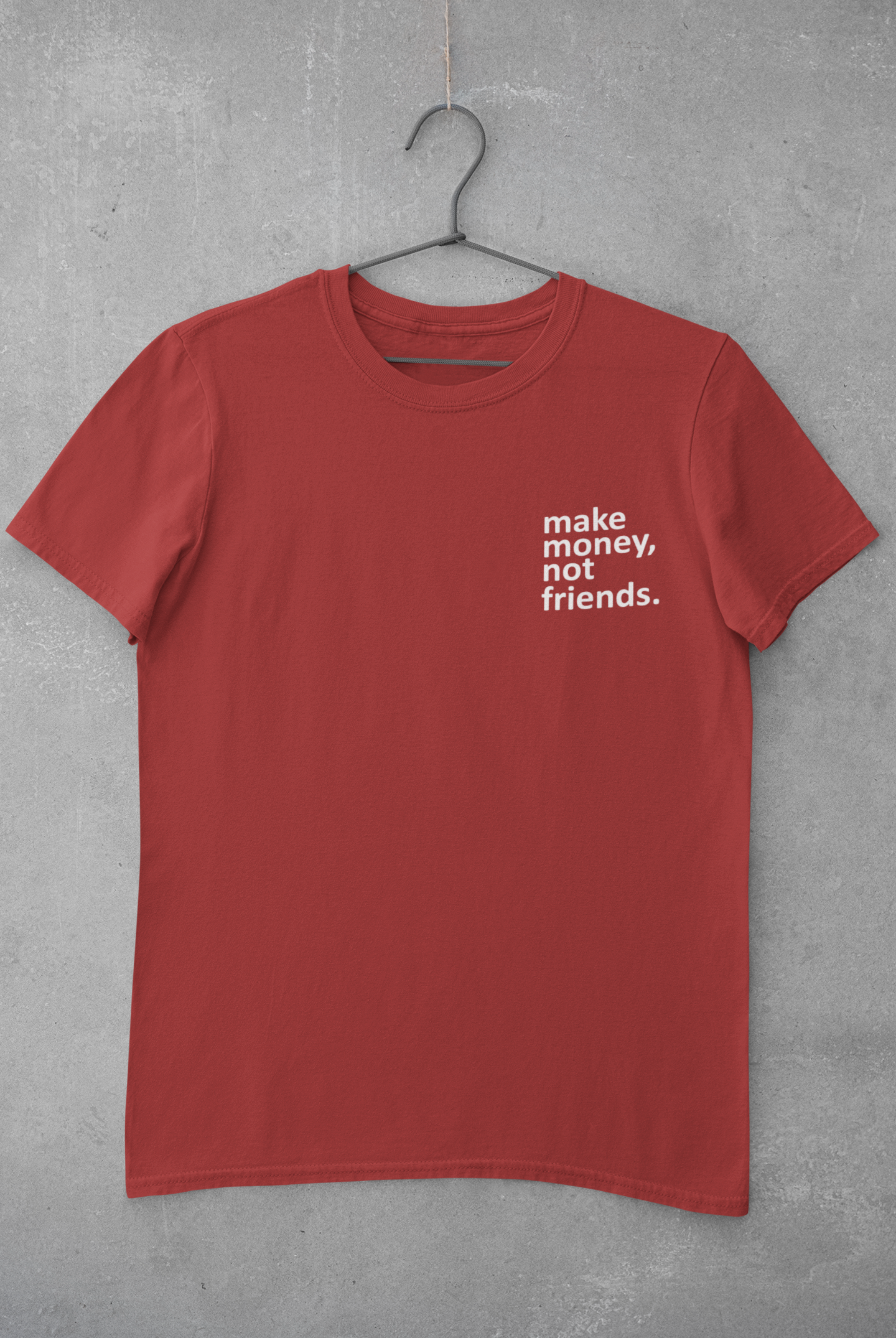 Make Money Not Friends Teenpreneur Women Half Sleeves T-shirt- FunkyTeesClub