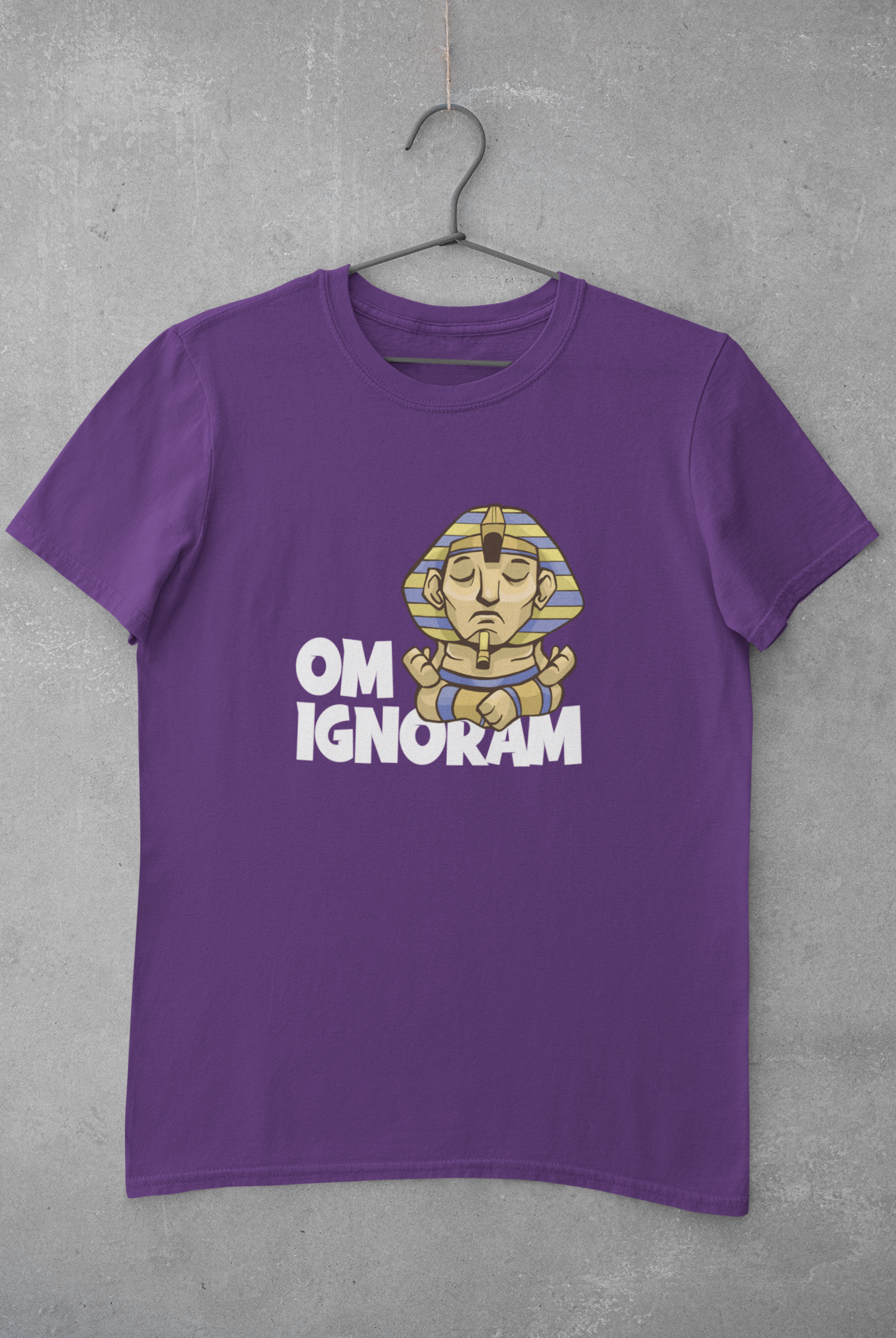 Om Ignoram Women Half Sleeves T-shirt- FunkyTeesClub