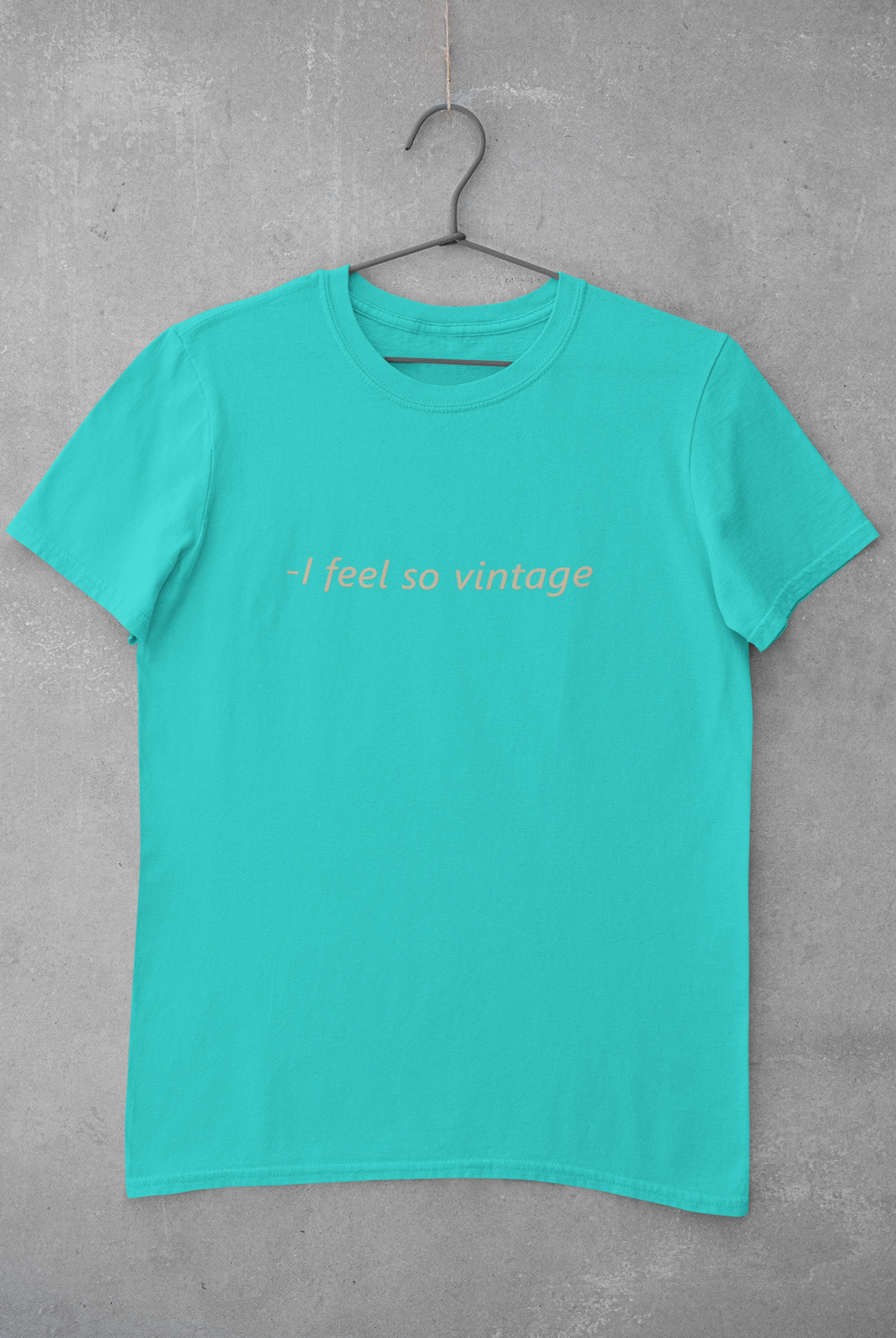 I feel Vintage Minimal Women Half Sleeves T-shirt- FunkyTeesClub